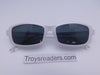 Polarized Extra Small Full Frame Fit Over Sunglasses in Six Colors Fit Over Sunglasses White 