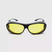 Great 63mm Polarized Night Driving Fitovers Black Frame