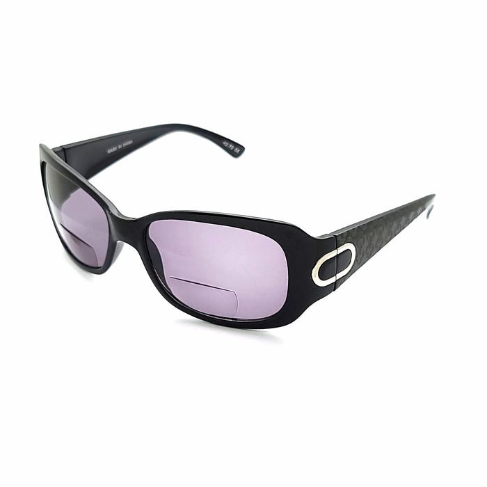 Fab NYS Butterfly Frame with Etched Temple Bifocal Reading Sunglasses Bifocal Reading Sunglasses 