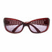 Fab NYS Butterfly Frame with Etched Temple Bifocal Reading Sunglasses Bifocal Reading Sunglasses 