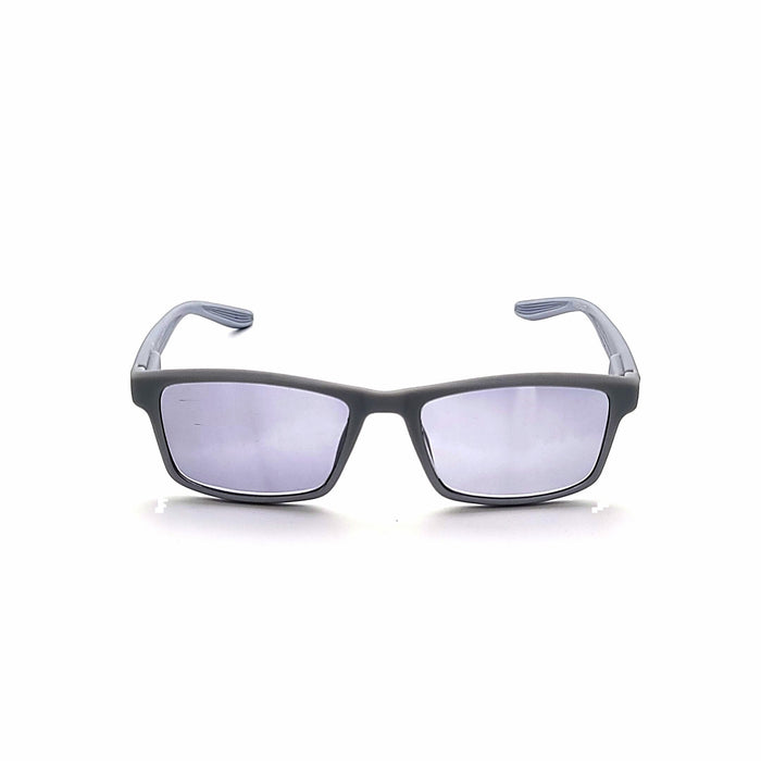 Far Out Square Frame Reading Sunglasses Fully Magnified Lenses and Soft Touch Temples Fully Magnified Reading Sunglasses Gray +1.50 