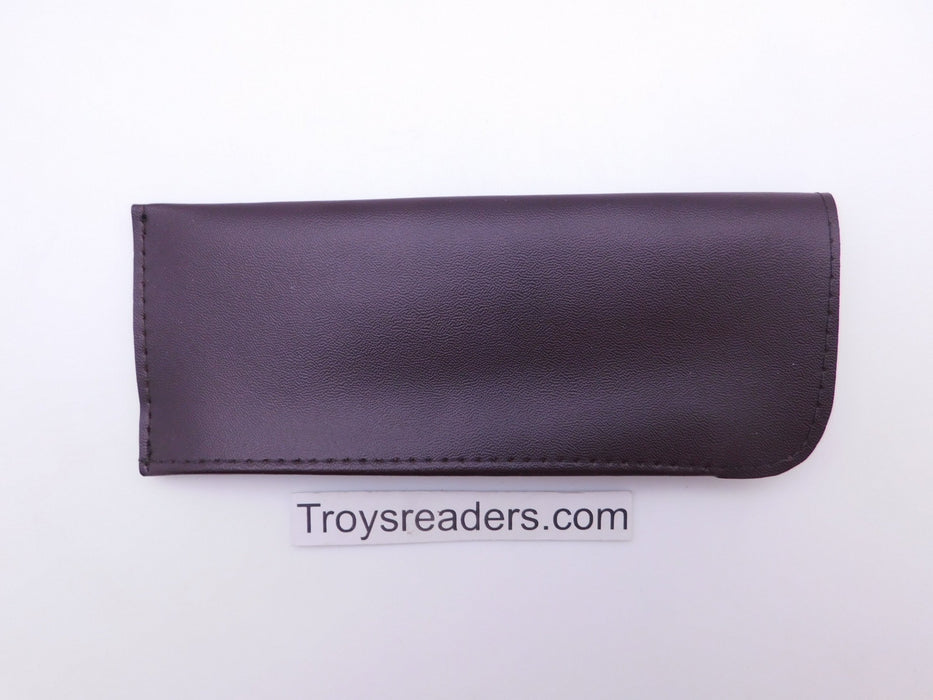 Faux Leather Glasses Pouch in Five Colors Cases Brown 
