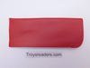 Faux Leather Glasses Pouch in Five Colors Cases Red 
