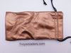 Faux Leather Pouch with String in Three Colors Cases Gold 
