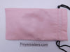 Faux Leather Pouch with String in Three Colors Cases Pink 