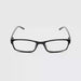 Go The Distance Glasses With Dash Temples black frame