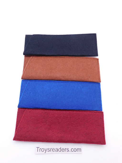 Felt Glasses Sleeve/Pouch in Four Colors Cases 