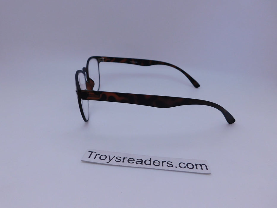 Flex Frame Keyhole Clear Bifocal Reading Glasses in Five Colors Clear Bi-focal 