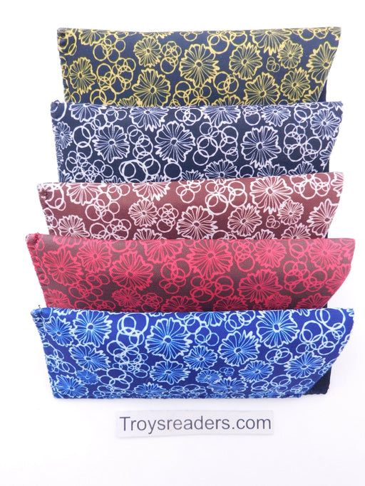 Floral Glasses Sleeve/Pouch in Five Colors Cases 