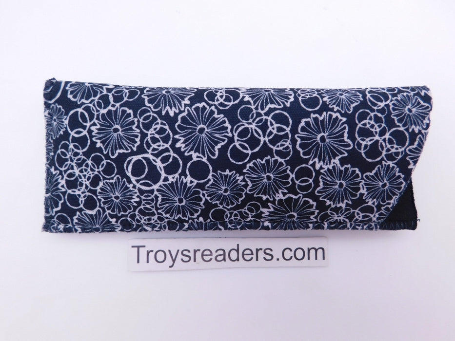 Floral Glasses Sleeve/Pouch in Five Colors Cases Black 