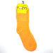 Foozys Crew Solid Colors Warm and Fuzzy Socks Unisex Socks Orange 