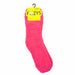 Foozys Crew Solid Colors Warm and Fuzzy Socks Unisex Socks Pink 