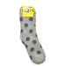 Foozys Unisex Fluffy Dots Socks Gray 