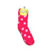 Foozys Unisex Fluffy Dots Socks Pink 