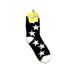 Foozys Unisex Fluffy Stars Socks Black 