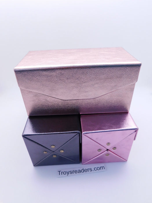 Four Piece Fold Up Glasses Case In Three Colors Cases 