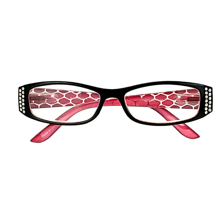 Freak Out Snakeskin Print Reading Glasses For Women Up to +4.00 