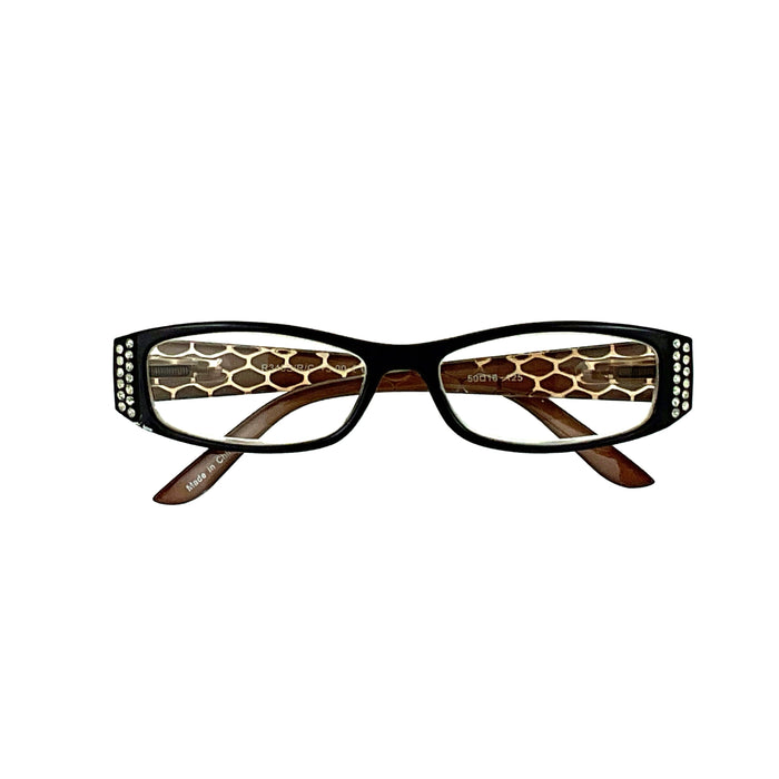 Freak Out Snakeskin Print Reading Glasses For Women Up to +4.00 