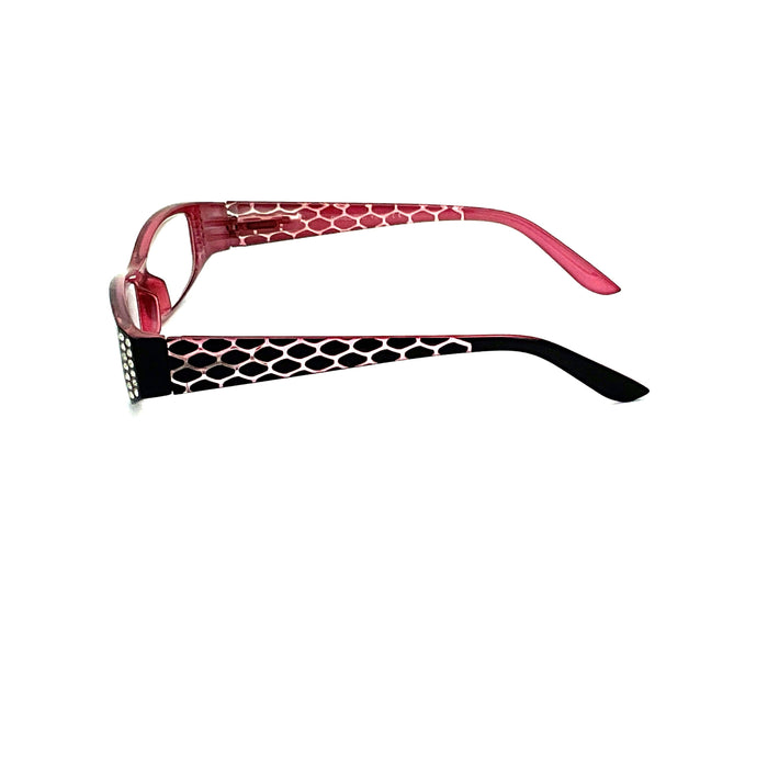 Freak Out Snakeskin Print Reading Glasses For Women Up to +4.00 