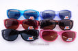 Glitz Colorful Transparent Fit Overs in Six Colors Fit Over Sunglasses 
