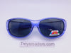 Glitz Colorful Transparent Fit Overs in Six Colors Fit Over Sunglasses Purple 