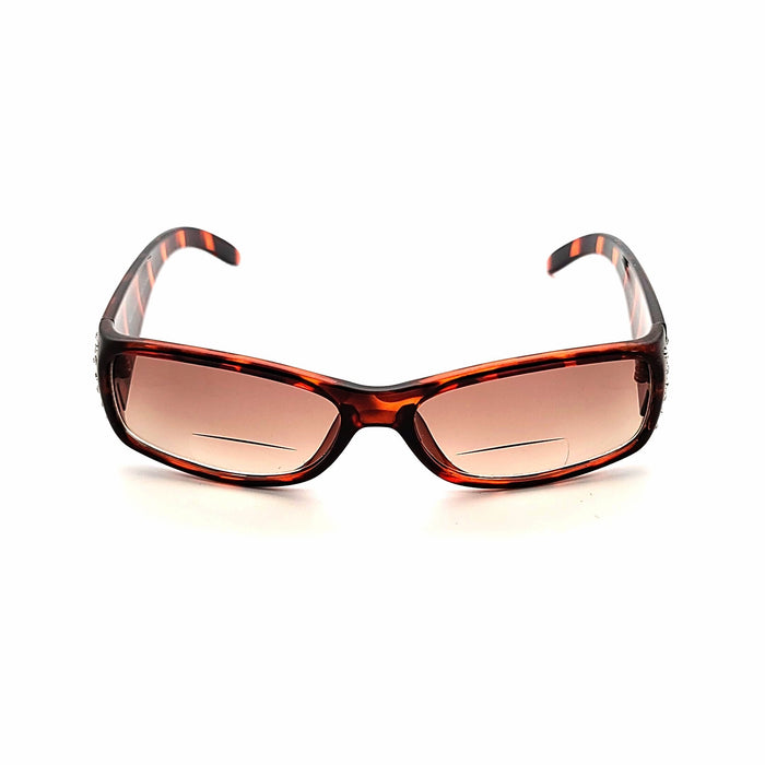 Glitz Rectangular Bifocal Reading Sunglasses 