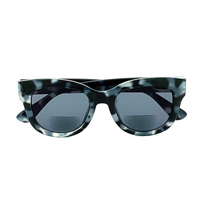 Go Crazy Big Round Colorful & Marbled Frame Bifocal Sunglass Readers Bifocal Reading Sunglasses 