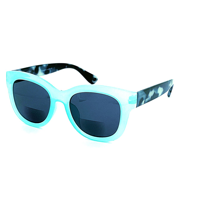 Go Crazy Big Round Colorful & Marbled Frame Bifocal Sunglass Readers Bifocal Reading Sunglasses 