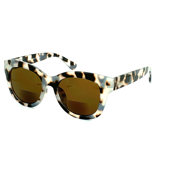 Go Crazy Big Round Colorful & Marbled Frame Bifocal Sunglass Readers Bifocal Reading Sunglasses 