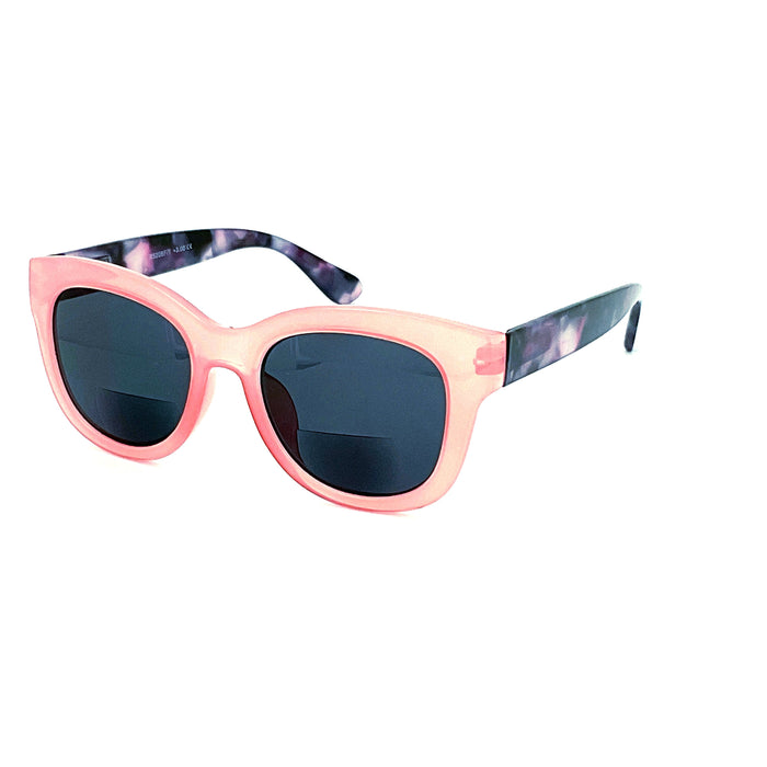 Go Crazy Big Round Colorful & Marbled Frame Bifocal Sunglass Readers Bifocal Reading Sunglasses 