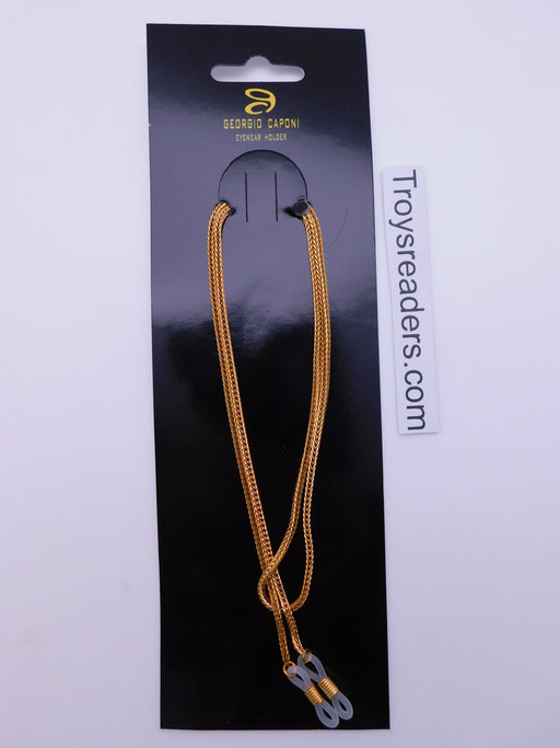 Gold Braided Chain Eyewear Holder Cords 