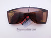 Good Housekeeping Suncover Fit Over in Two Colors Fit Over Sunglasses Brown Amber 
