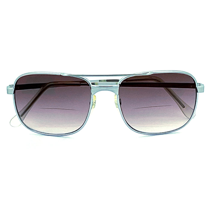 Hacker Metal Frame Navigator Bifocal Sunglass Reading Glasses Up To +4.00 