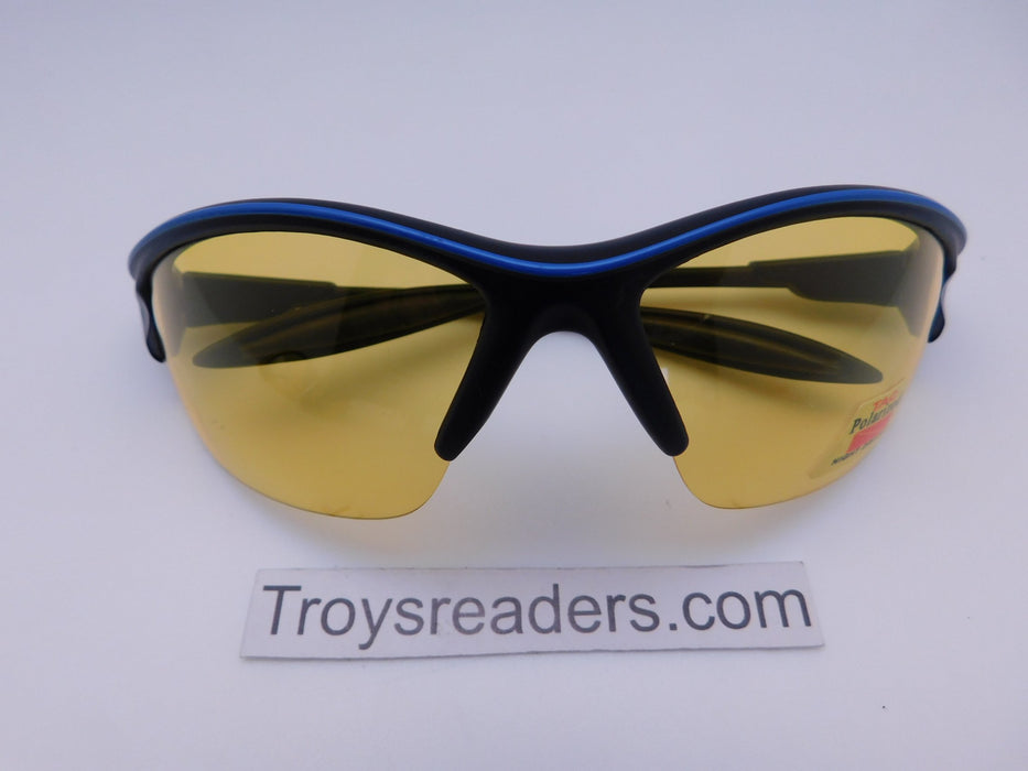 Half Frame Polarized Night Driver in Four Colors Night Driver Blue 