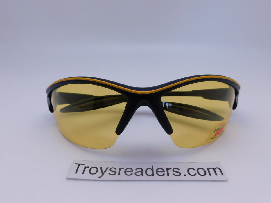 Half Frame Polarized Night Driver in Four Colors Night Driver Yellow 