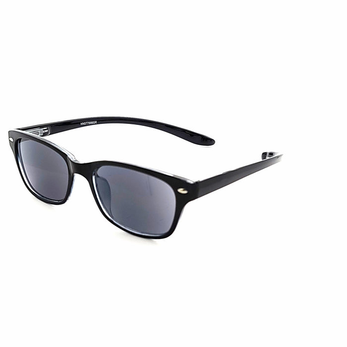 Hang around your neck Wayfarer Reading Sunglasses with Fully Magnified Lenses Fully Magnified Reading Sunglasses 