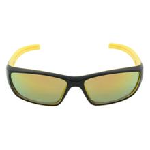 Hang Ten Kids Sport Sunglasses kids sunglasses Black/Yellow Mirror Lens 