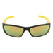 Hang Ten Kids Sport Sunglasses kids sunglasses Black/Yellow Mirror Lens 