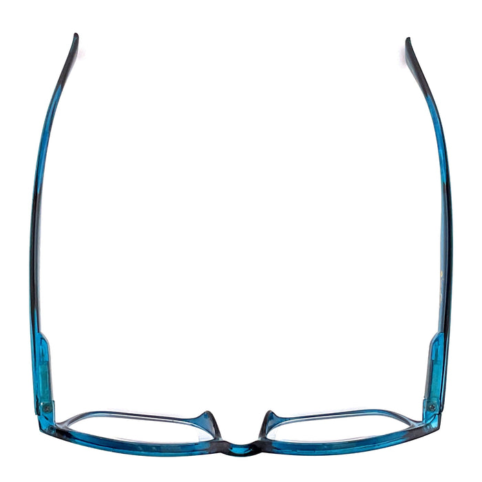 Hang Ten Wayfarer Style Reading Glasses With Spring Hinges 