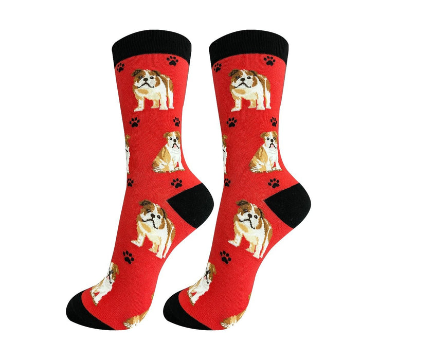 Happy Tails Socks Bulldog One Size Fits Most Socks 