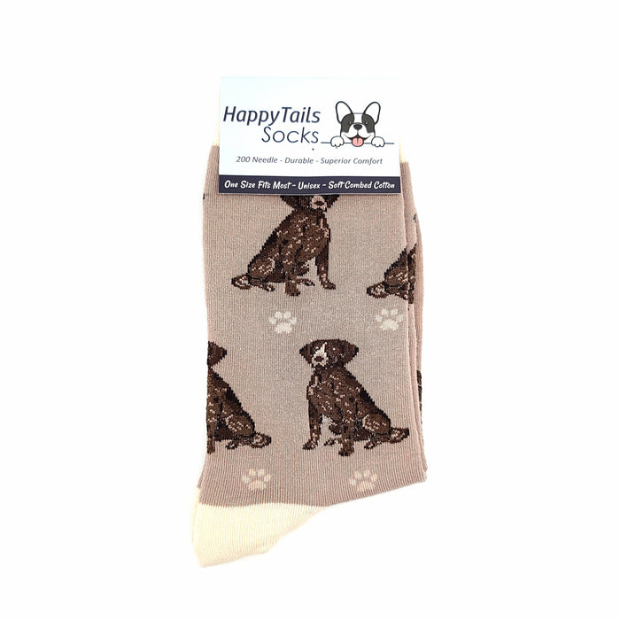 Happy Tails Socks German Shorthaired Pointer One Size Fits Most Socks 