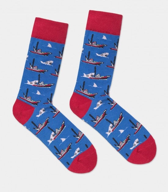 Headline Unisex L/XL Crew Gonna Need A Bigger Boat Socks 
