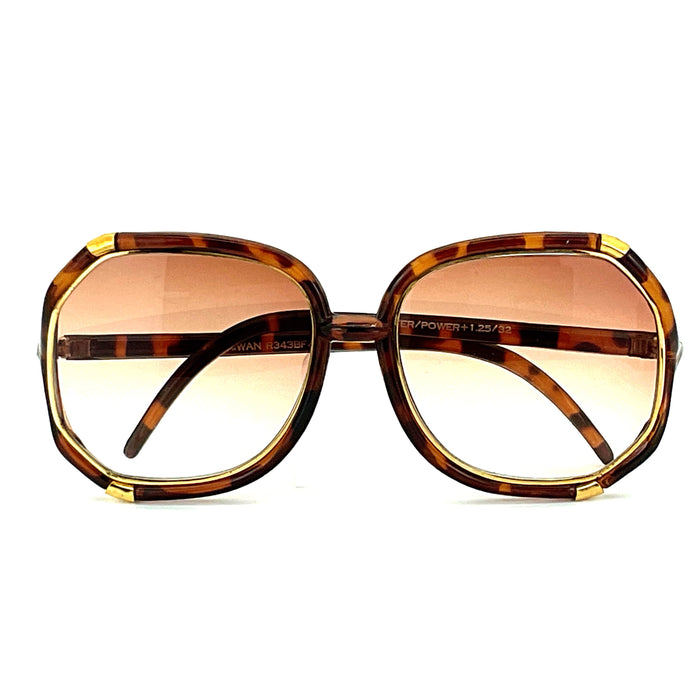 Hey Sunshine Square Frame Fully Magnified Reading Sunglasses Fully Magnified Reading Sunglasses 
