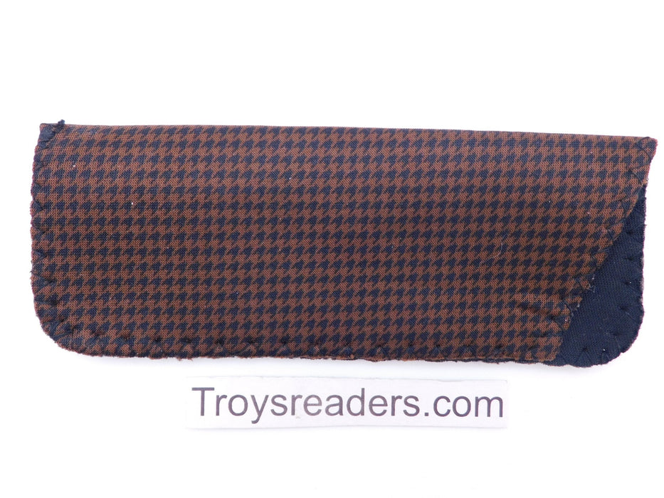 Houndstooth Glasses Sleeve in Four Colors Cases Brown 