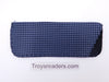 Houndstooth Glasses Sleeve in Four Colors Cases Dark Blue 
