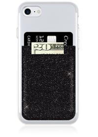 iDecoz Black Glitter Faux Leather Pocket Idecoz 