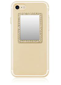 iDecoz Gold Rectangle Glitz Phone Mirrors Idecoz 