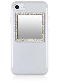 iDecoz Silver Square Glitz Phone Mirrors Idecoz 