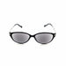 In Cahoots Lightweight Flexible Cateye Reading Sunglasses with Fully Magnified Lenses Fully Magnified Reading Sunglasses Black/White +1.50 