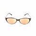 In Cahoots Lightweight Flexible Cateye Reading Sunglasses with Fully Magnified Lenses Fully Magnified Reading Sunglasses Brown +1.00 
